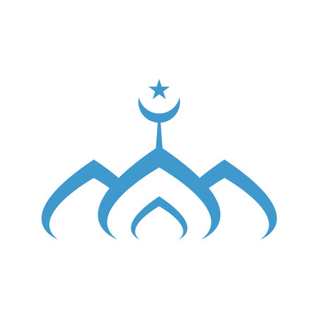 Mosque logo icon design templateのイラスト素材