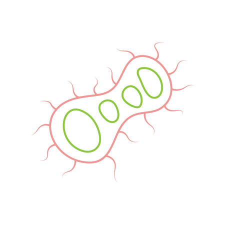 Germs and bacteria icon design templateのイラスト素材