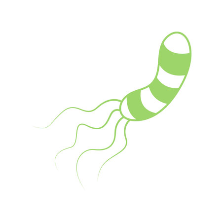 Germs and bacteria icon design templateのイラスト素材
