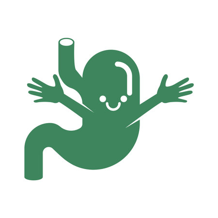 Stomach Health Medical Icon Design Templateのイラスト素材