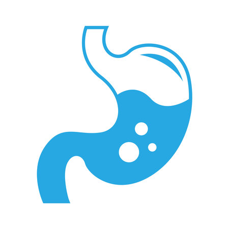 Stomach Health Medical Icon Design Templateのイラスト素材