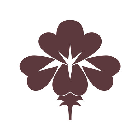 Japanese floral ornament icon design