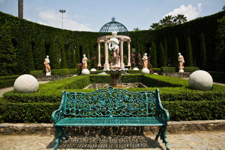 Bench greenの写真素材