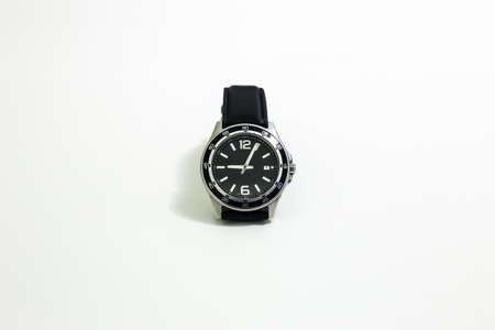 watch hand blackの写真素材