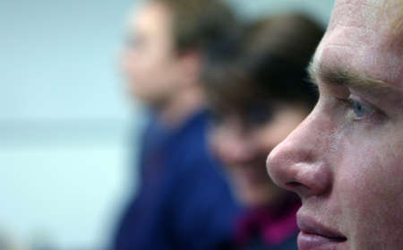 Business People sitting in a business meeting in an officeの写真素材