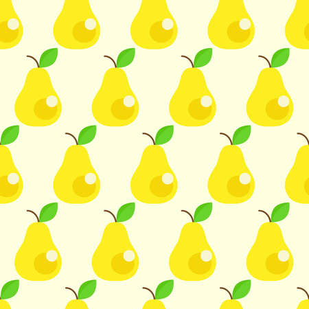 Seamless pear background. Vector illustration.のイラスト素材