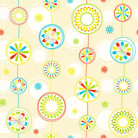  Retro seamless background. Vector illustration.のイラスト素材