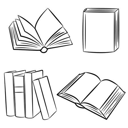  Books のイラスト素材