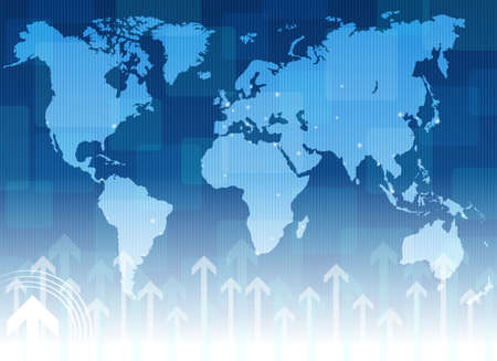 Business background illustration.のイラスト素材