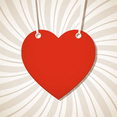 Valentine's Day background with heart frame. のイラスト素材