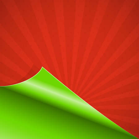 Background wth red curled paperのイラスト素材