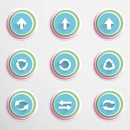 Arrow buttonsのイラスト素材