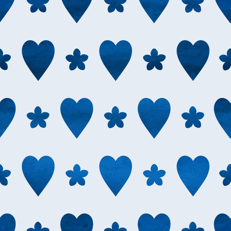 Seamless heart background