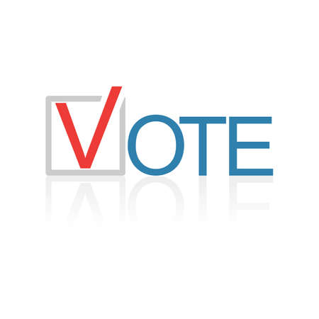 The isolated election symbol design.のイラスト素材