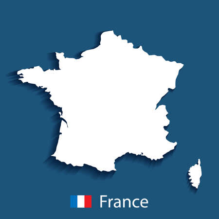 Map of France icon.のイラスト素材