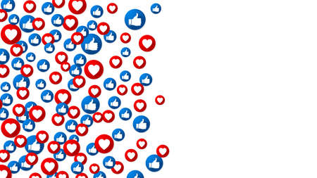 The Social Media background design. Vector illustration.のイラスト素材