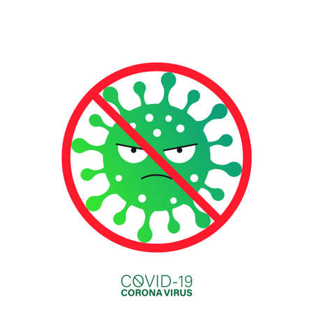 The Isolated Icons of Coronavirus 2019-nCoVのイラスト素材