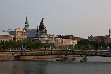 Vieux Montreal in summer time のeditorial素材