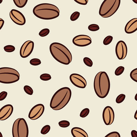 Seamless coffee background のイラスト素材