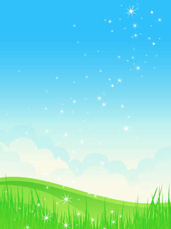 Shiny rainbow. Vector illustration.のイラスト素材