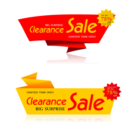 Special offer sale banner dor your design ,discount clearance event festival , illustration vectorのイラスト素材