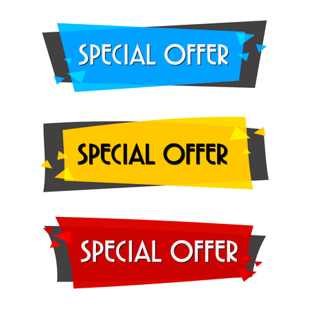 Special offer sale banner for your design ,discount clearance event festival , illustration vectorのイラスト素材