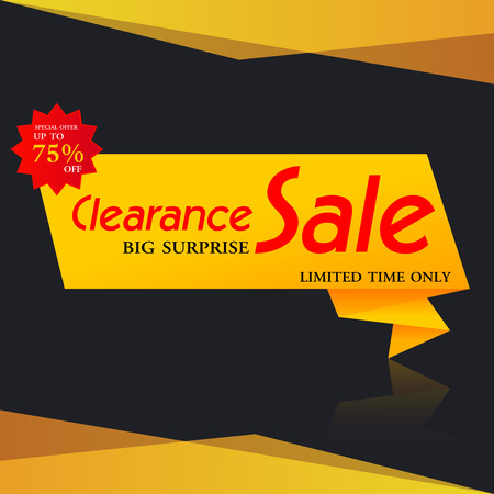 Special offer sale banner for your design ,discount clearance event festival , illustration vectorのイラスト素材