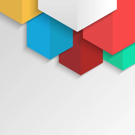 polygonal colorful abstract background for creative design , banner card  etc. , vector illustrationのイラスト素材