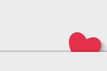 Love Letter background  , invitation couple , illustration paper style vectorのイラスト素材