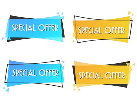Special offer sale banner for your design ,discount clearance event festival , illustration vectorのイラスト素材