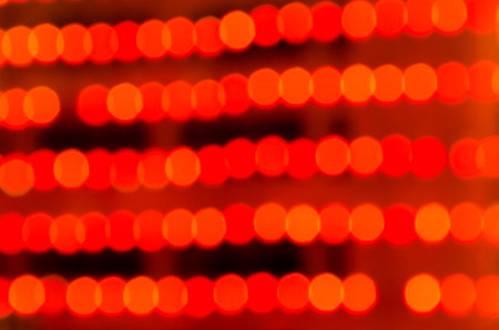 defocused of red chinese lantern