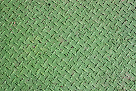 Background sheet of green metal with patternの写真素材