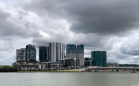 Street view at Rhodes, Sydneyの写真素材