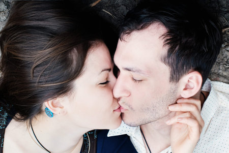 Happy Couple in Love. Romantic Relationship