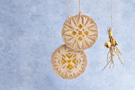 Christmas Background - Holiday Decorations - Greeting Cardの写真素材