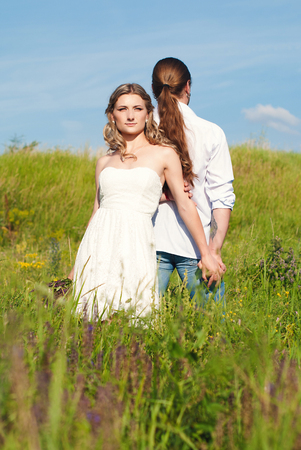 Happy Couple in Love - Romantic Relationship - Valentines Day Consept - Love Storyの写真素材