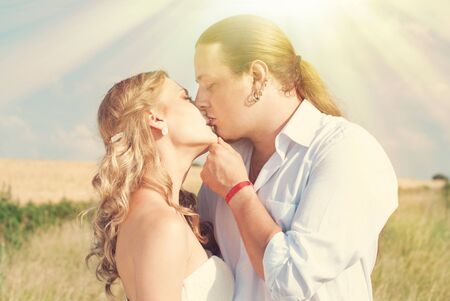 Happy Couple in Love - Romantic Relationship - Valentines Day Consept - Love Storyの写真素材