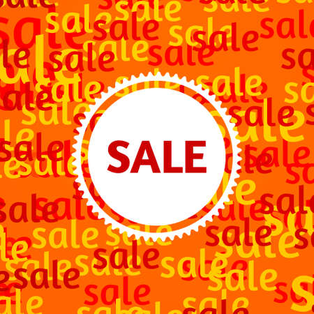 Sale poster with percent discountのイラスト素材