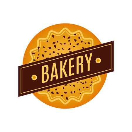 Collection of vintage retro bakery logoのイラスト素材