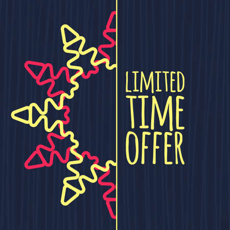 Vector floral frame in trendy mono line styleのイラスト素材