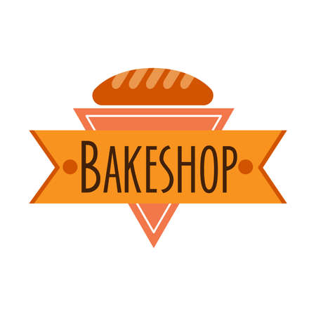 Collection of vintage retro bakery logoのイラスト素材