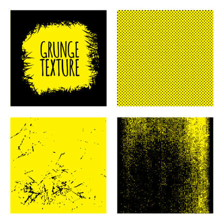 Set Grunge textures background. Abstract vector template. For design or scrapbook, print etcのイラスト素材