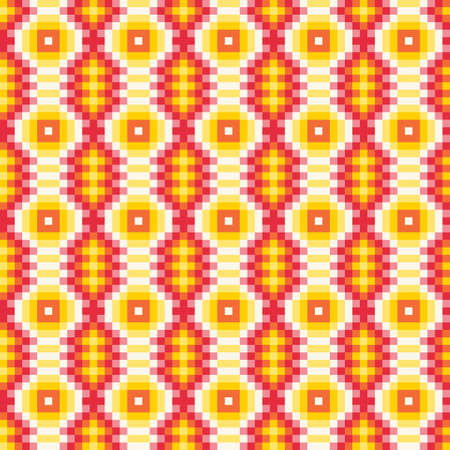 Seamless vector pattern national. Colourful ethnic ornamental patterns Mexican, Native American, Navajo and Aztec. Texture for scrapbooking, wrapping paper, textiles fashion, wallpaper, pattern fills.のイラスト素材