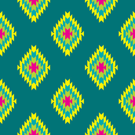 Mexican Folkloric  seamless pattern. Set bright seamless patterns for fabrics, prints, scrapbooking,...