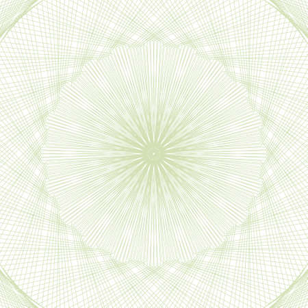 Guilloche pattern rosette for  play money or other security papers    Guilloche for certificate, diploma, voucher, currency Vector Illustrationのイラスト素材