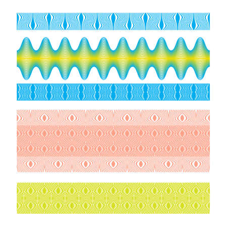 Guilloche pattern rosette for  play money or other security papers    Guilloche for certificate, diploma, voucher, currency Vector Illustrationのイラスト素材
