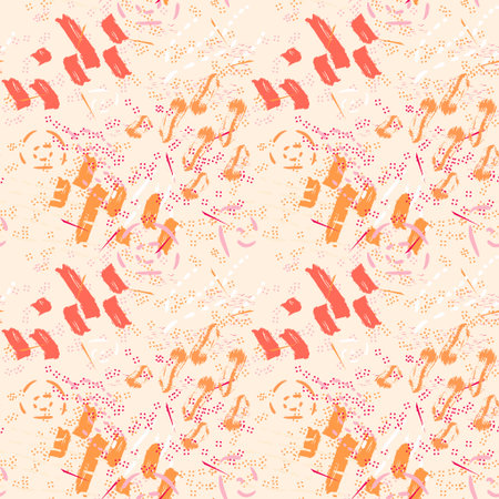 Memphis abstract seamless pattern