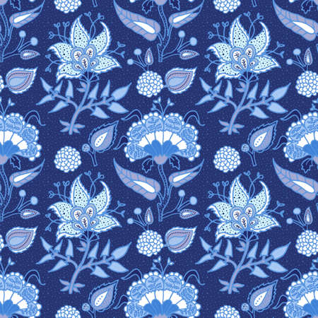 Indian National paisley ornament for cotton, linen fabrics.のイラスト素材