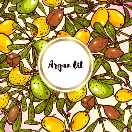 Oil background, eco flyers design layoutsのイラスト素材