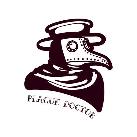 Plague Doctor. Tattooのイラスト素材